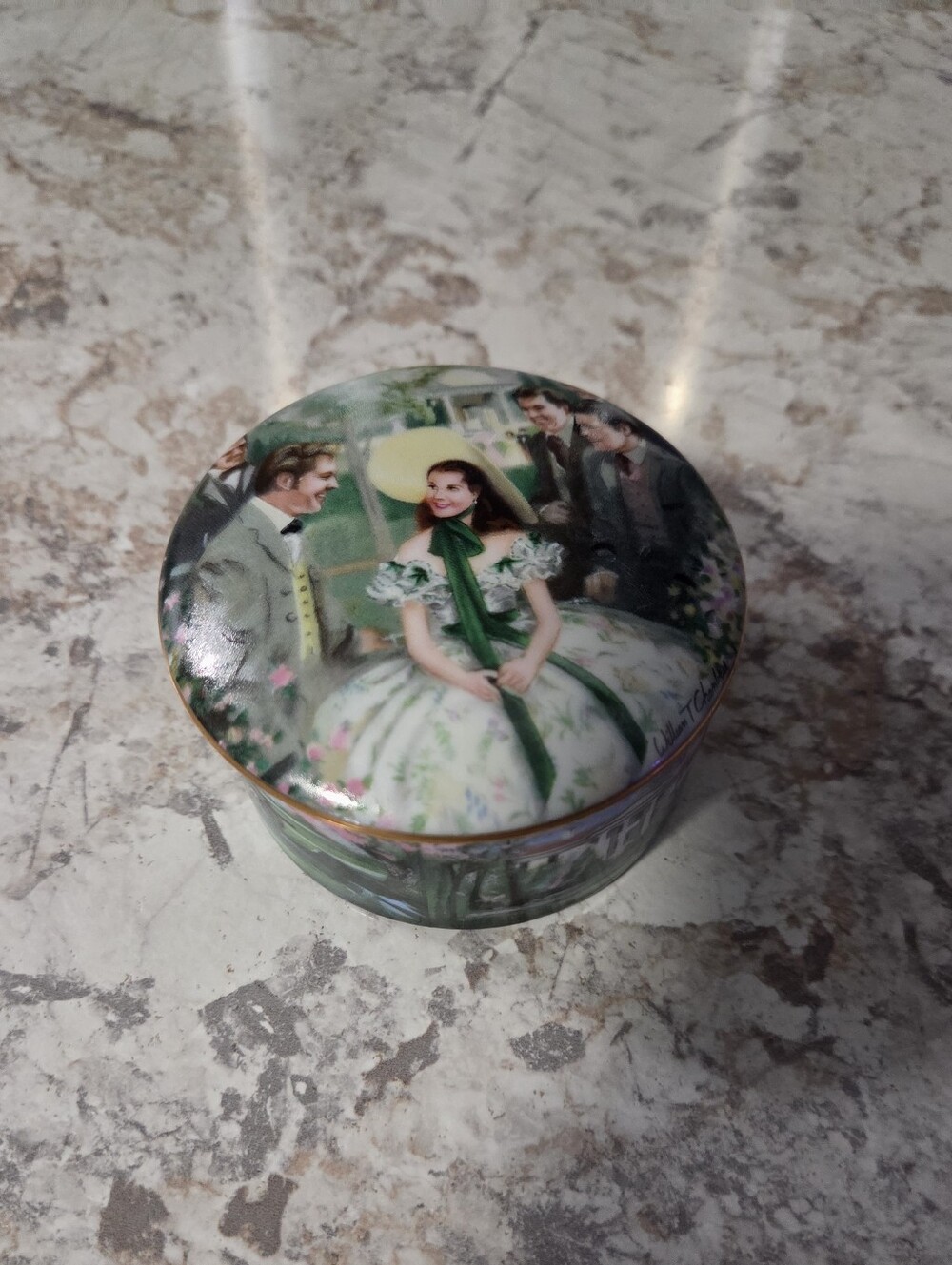 Vintage 1991 Gone With The Wind Music Box Scarlett At Twelve Oaks, Tara's Theme